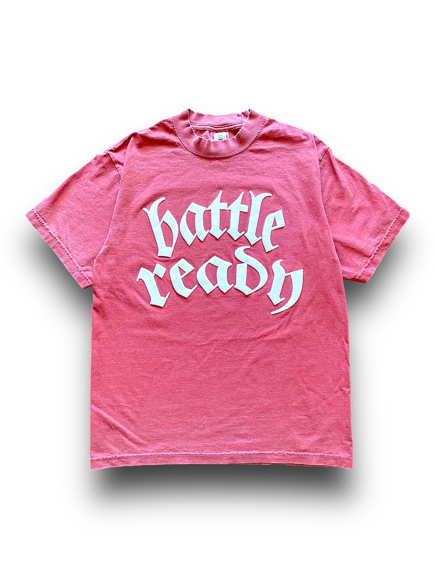 "Battle Ready" Heavyweight tee (Red or Grey)