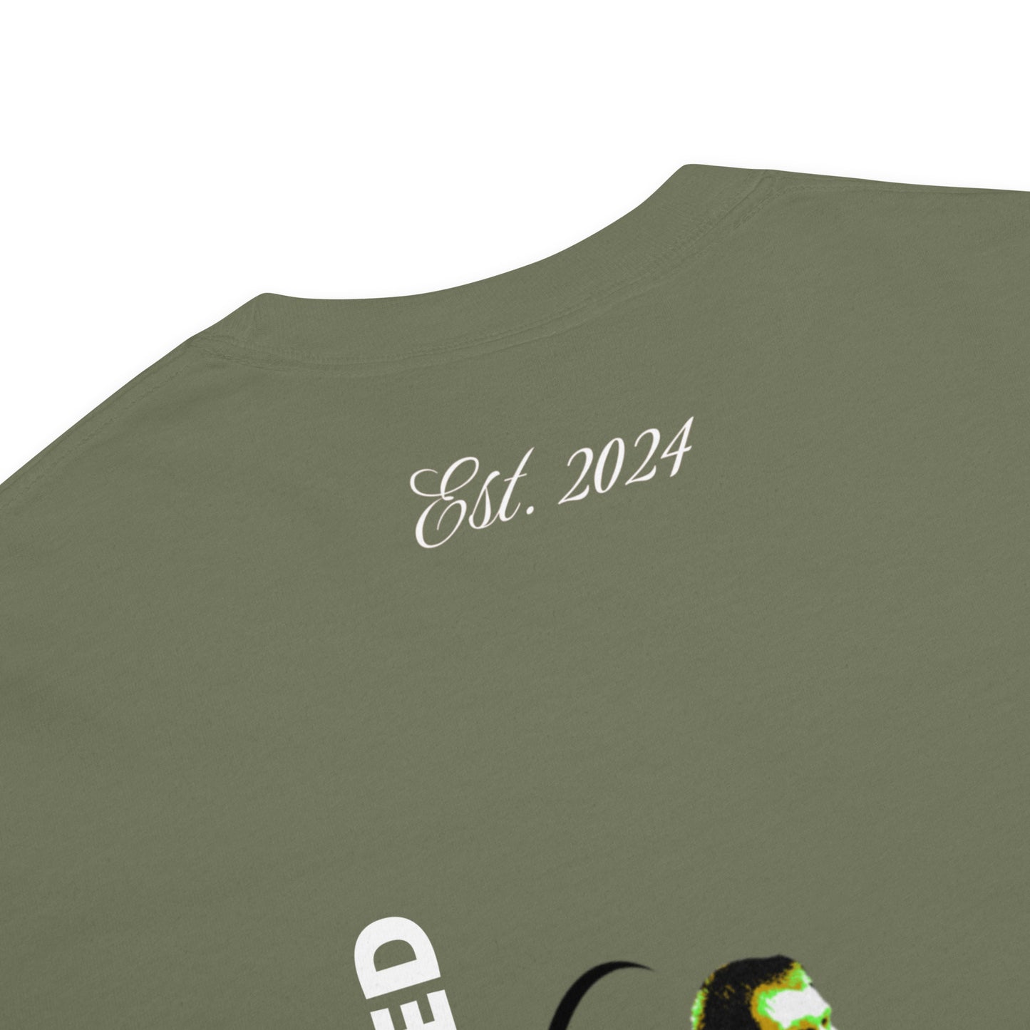 "You Crashed" Heavyweight Tee - Army Green